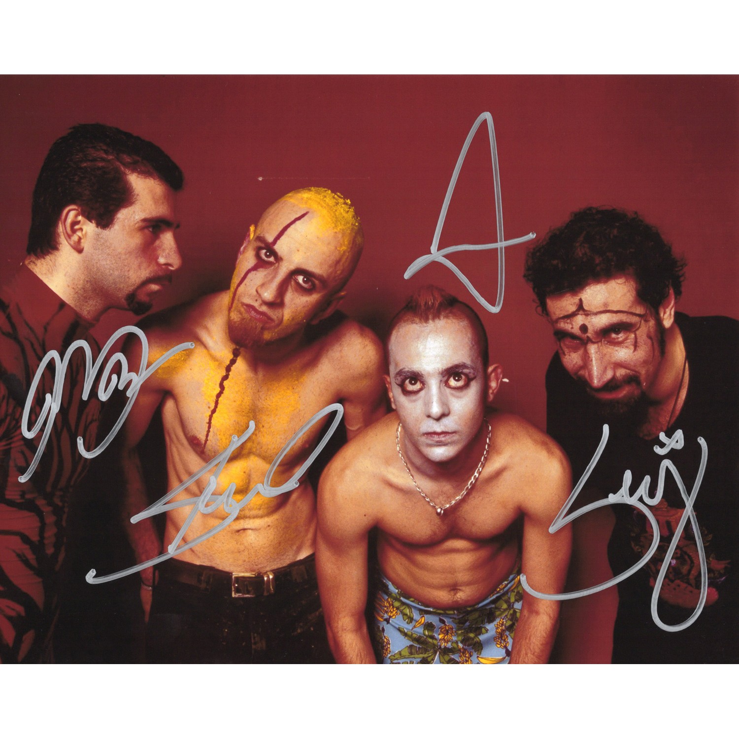 System of a down 直筆 サイン ポスター
